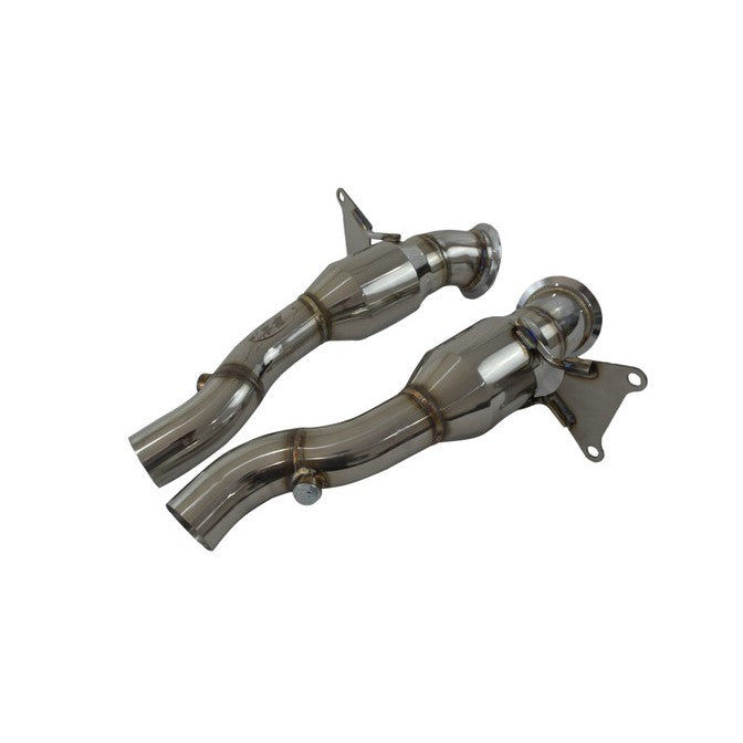 Top Speed Pro-1 Ferrari 458 Italia 200-Cell High Flow Catalytic Converters – Left & Right Pair (2010–2015)