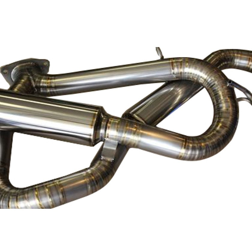 Nissan GTR R35 (2009–2019) Full Titanium Y-Pipe Back Exhaust System | Top Speed Pro-1 | Track Spec | 76mm Piping | 127mm Quad Tips | 102mm Resonators