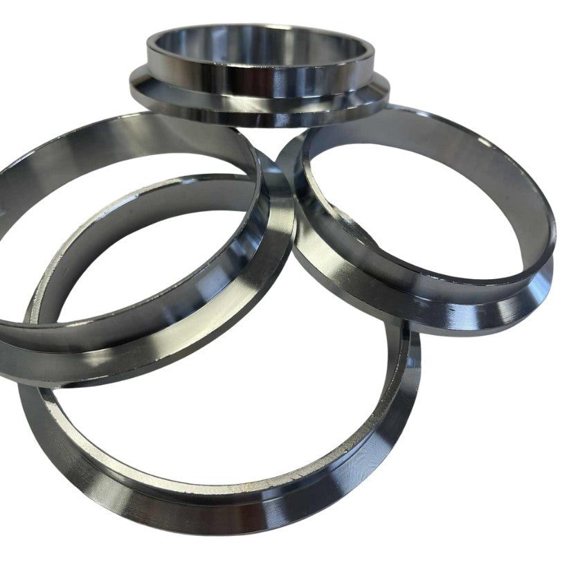 Top Speed Pro1 T304 Stainless Weld-On V-Band Components — Flanges & Kits (63mm / 70mm / 76mm / 89mm)
