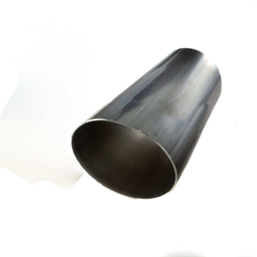 76mm x 36" Oval Straight Tubing / Pipe – T304 Stainless Steel (3" Equivalent) | SS Exhaust Fabrication Component