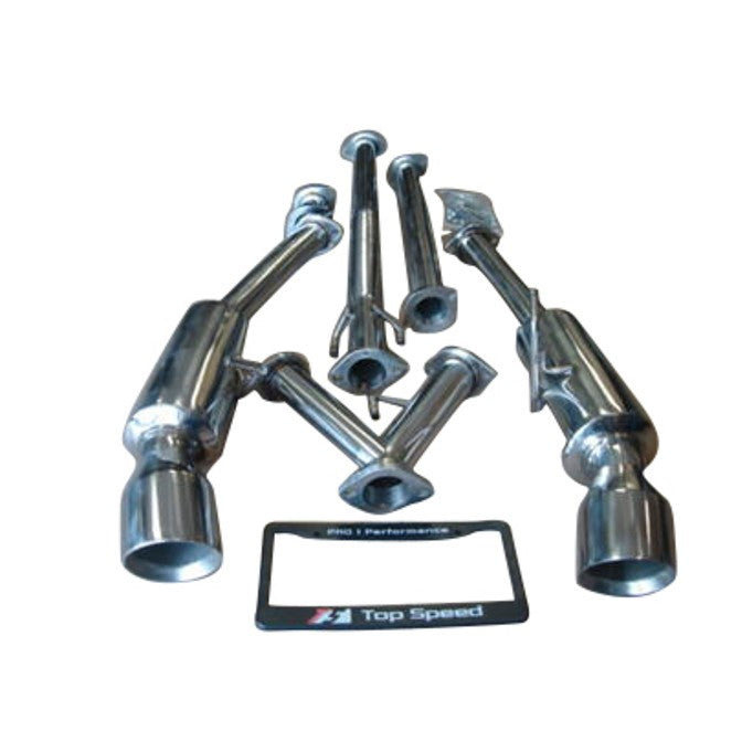 Nissan Altima Coupe Dual Exhaust System (2008–2013) | 2.5L & 3.5L | Polished Stainless Steel