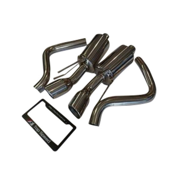 Top Speed Pro-1 Exhaust System for Chevrolet Corvette C6 6.0L / 6.2L V8 2005–2013 | T304 Stainless Steel | Dual 102mm Tips