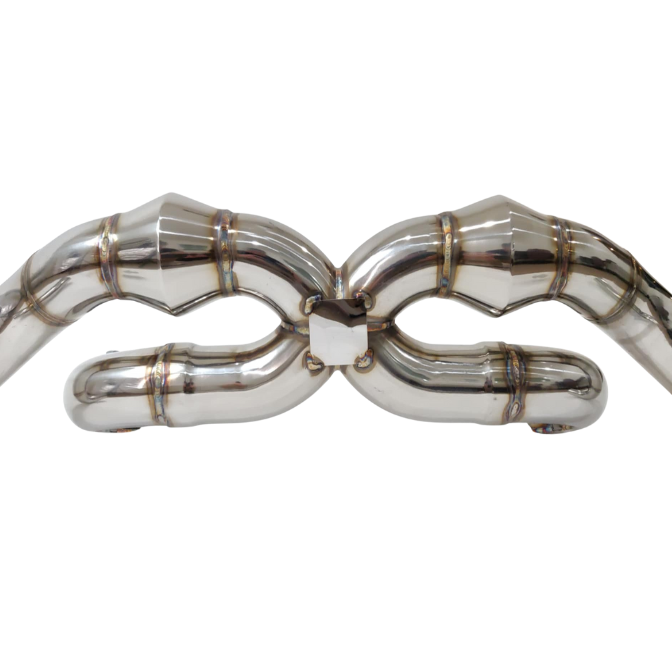 Lamborghini Gallardo Coupe & Spyder (2004–2008) Race Spec X-Pipe Exhaust System | Top Speed Pro-1 | T304 Stainless Steel | 76mm Piping | Deep Aggressive Tone