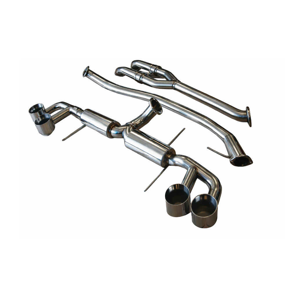 Top Speed Pro-1 Street Spec Exhaust System for Nissan GT-R R35 2009–2019 & Nismo | T304 Stainless Steel | 127mm Tips