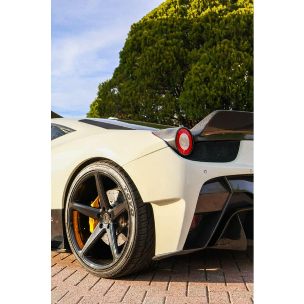 Top Speed Pro-1 Ferrari 458 Italia 200-Cell High Flow Catalytic Converters – Left & Right Pair (2010–2015)