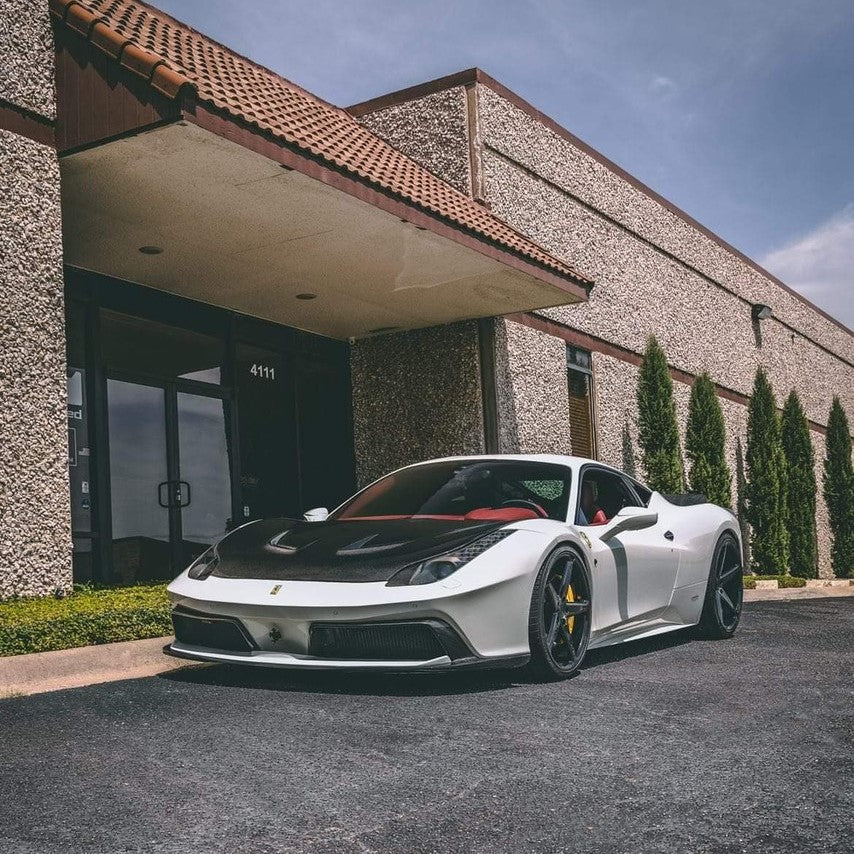 TOP SPEED PRO-1 Titanium Valved Cat-Back Exhaust System for Ferrari F458 Italia Coupe & Spider (2010–2015) – Factory Valve Compatible | Burnt Blue or Burnt Purple Finish