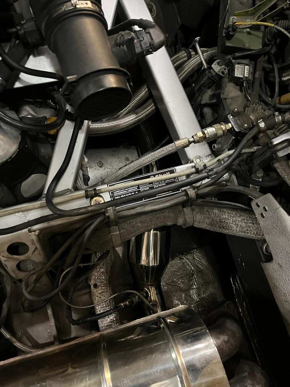 Top Speed Pro-1 High Flow Catalytic Converter Pipes for Ferrari 360 Modena Coupe & Spider 1999–2004 | T304 Stainless Steel | 200 Cell