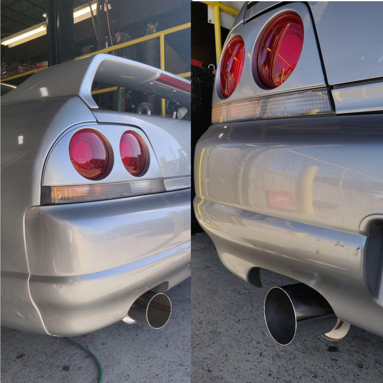 Nissan Skyline R33 GTS-T (1993–1998 Japan-Spec) Catback Exhaust System | Top Speed Pro-1 | T304 Stainless Steel | 76mm–89mm Mandrel-Bent Piping | 113mm Polished Tip