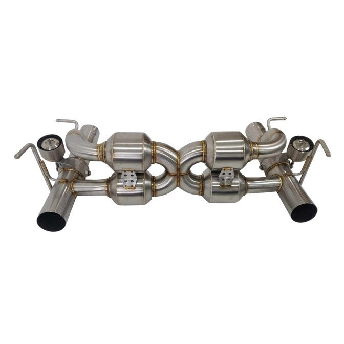 Top Speed Pro-1 Ferrari 488 GTB Adaptive Valvetronic Exhaust System (2016–2020) | Carbon Fiber Tips