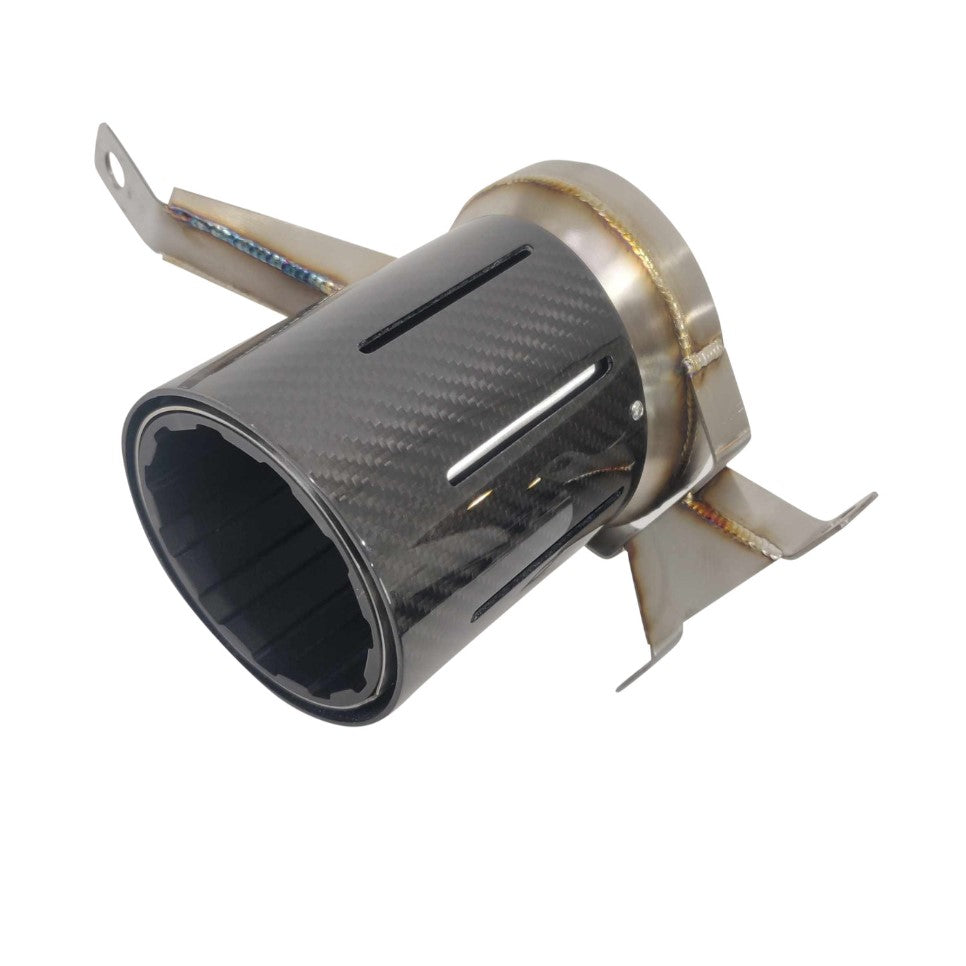 Top Speed Pro-1 Ferrari 488 GTB Adaptive Valvetronic Exhaust System (2016–2020) | Carbon Fiber Tips