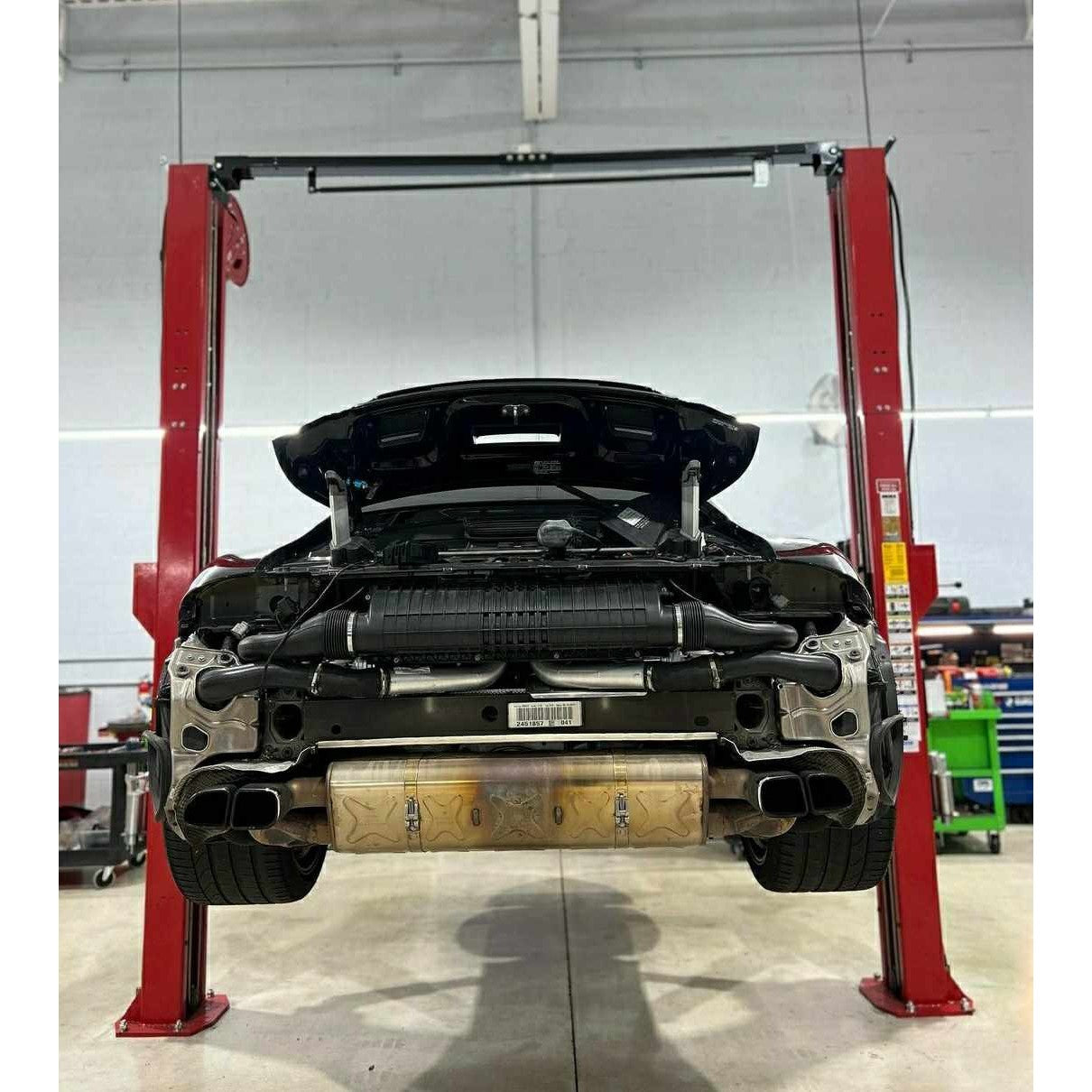 Top Speed Pro-1 Porsche 991.1 & 991.2 Turbo / Turbo S 3.8L Center Straight X-Pipe Exhaust (2014–2019)