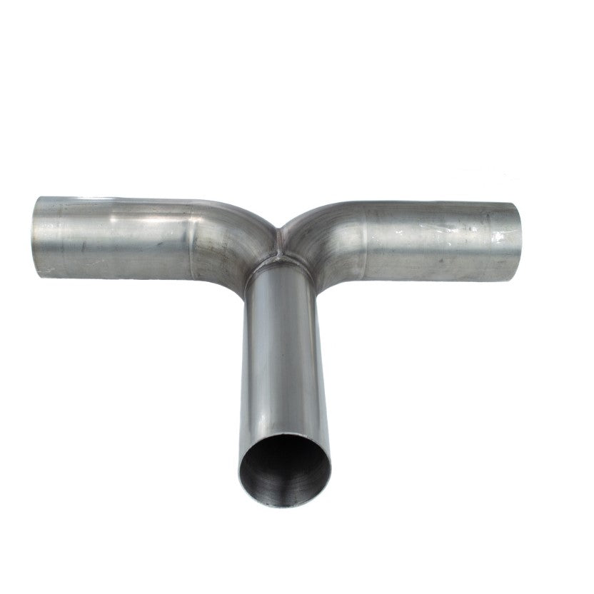 Top Speed Pro1 Stainless Steel Exhaust T-Pipe Split — 63mm (2.5") & 76mm (3") | High-Quality Fabrication Component