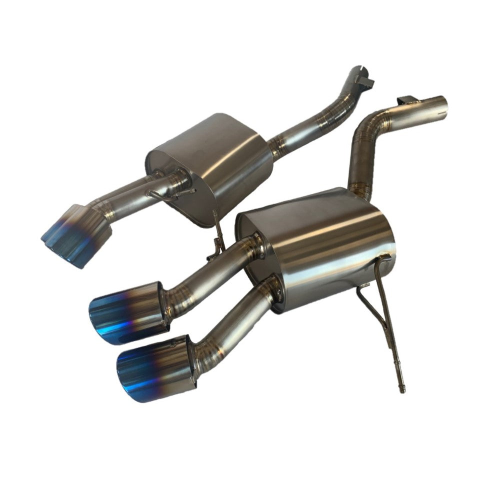 Maserati Quattroporte M139 V8 (2004–2013) 89mm Quad Tip Rear Section Exhaust – Full Titanium | TOP SPEED PRO-1