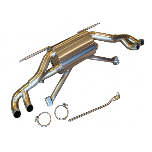 Lamborghini Gallardo LP550 / LP560 / LP570 Full Titanium Rear Section Exhaust System – 70mm Piping | TOP SPEED PRO-1