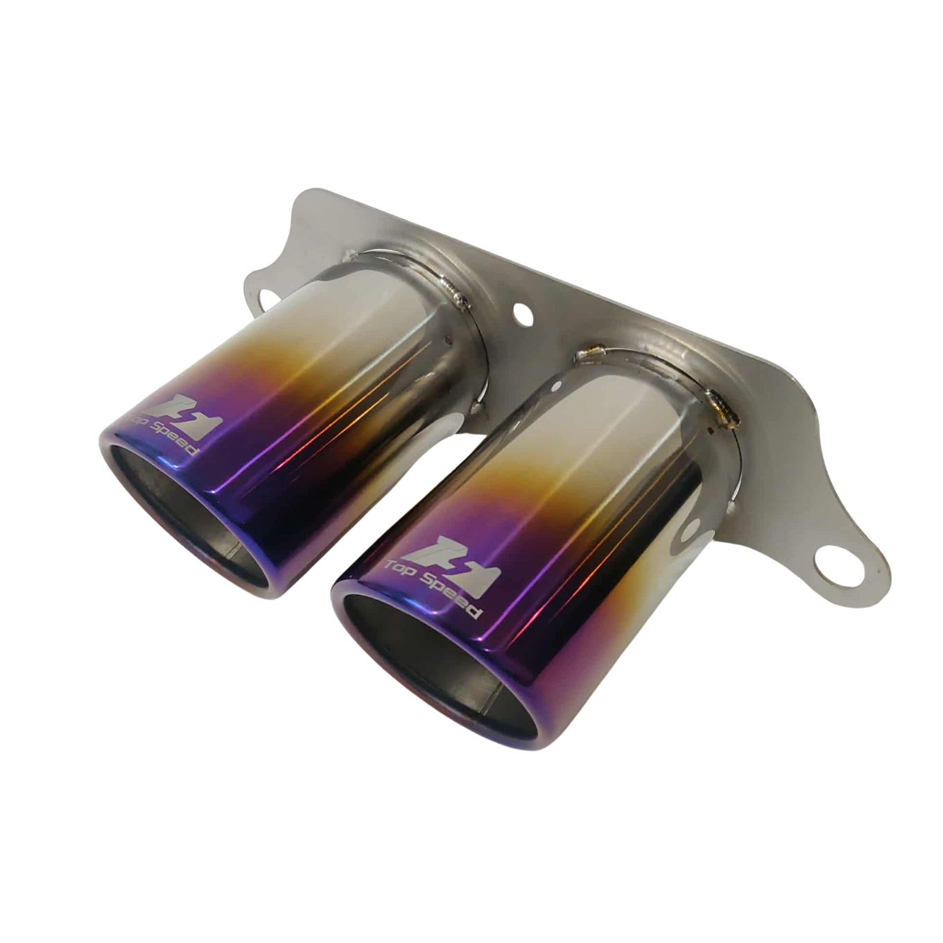 Porsche GT3 / GT3RS Titanium Exhaust Tips Upgrade | Burnt Blue or Purple 89mm (3.5") – Top Speed Pro1