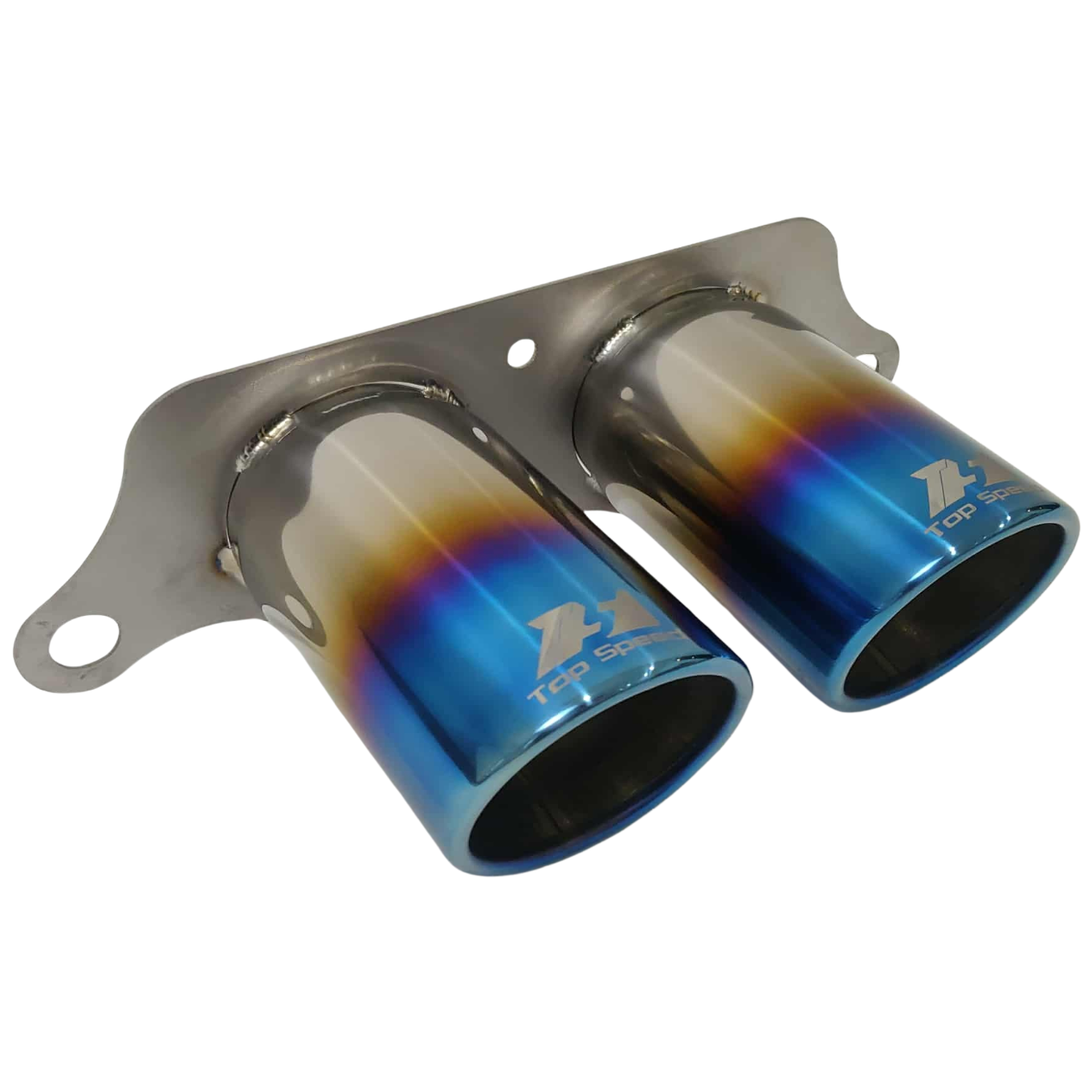 Porsche GT3 / GT3RS Titanium Exhaust Tips Upgrade | Burnt Blue or Purple 89mm (3.5") – Top Speed Pro1
