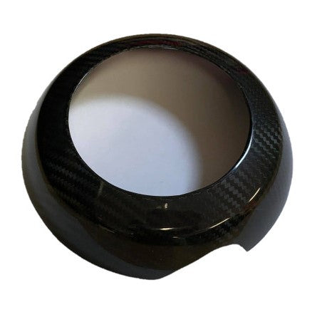 Audi Carbon Fiber Steering Wheel Center Cover – Fits A3 A4 A5 A6 A7 A8 S-Line RS Models 2008–2017 | Glossy UV Finish | Easy 3M Install