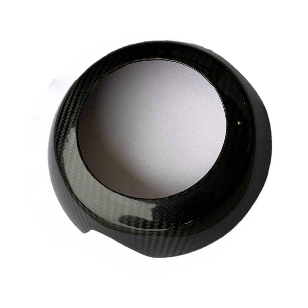 Audi Carbon Fiber Steering Wheel Center Cover – Fits A3 A4 A5 A6 A7 A8 S-Line RS Models 2008–2017 | Glossy UV Finish | Easy 3M Install