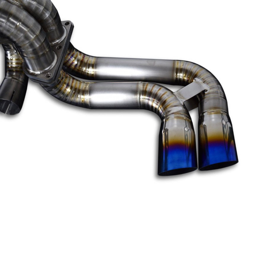 Ferrari 360 Modena, Spider & Challenge (1999–2005) Full Titanium Catback Exhaust System | Top Speed Pro-1 | 76mm Tips | TIG Welded | 35% Weight Reduction