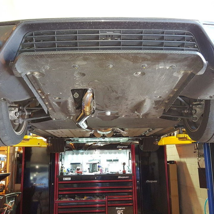 Nissan GTR R35 (2009–2019) Street Spec Full Titanium Y-Pipe Back Exhaust System | Top Speed Pro-1 | 76mm Piping | Dual 5" Mufflers | Quad 127mm Rolled Tips