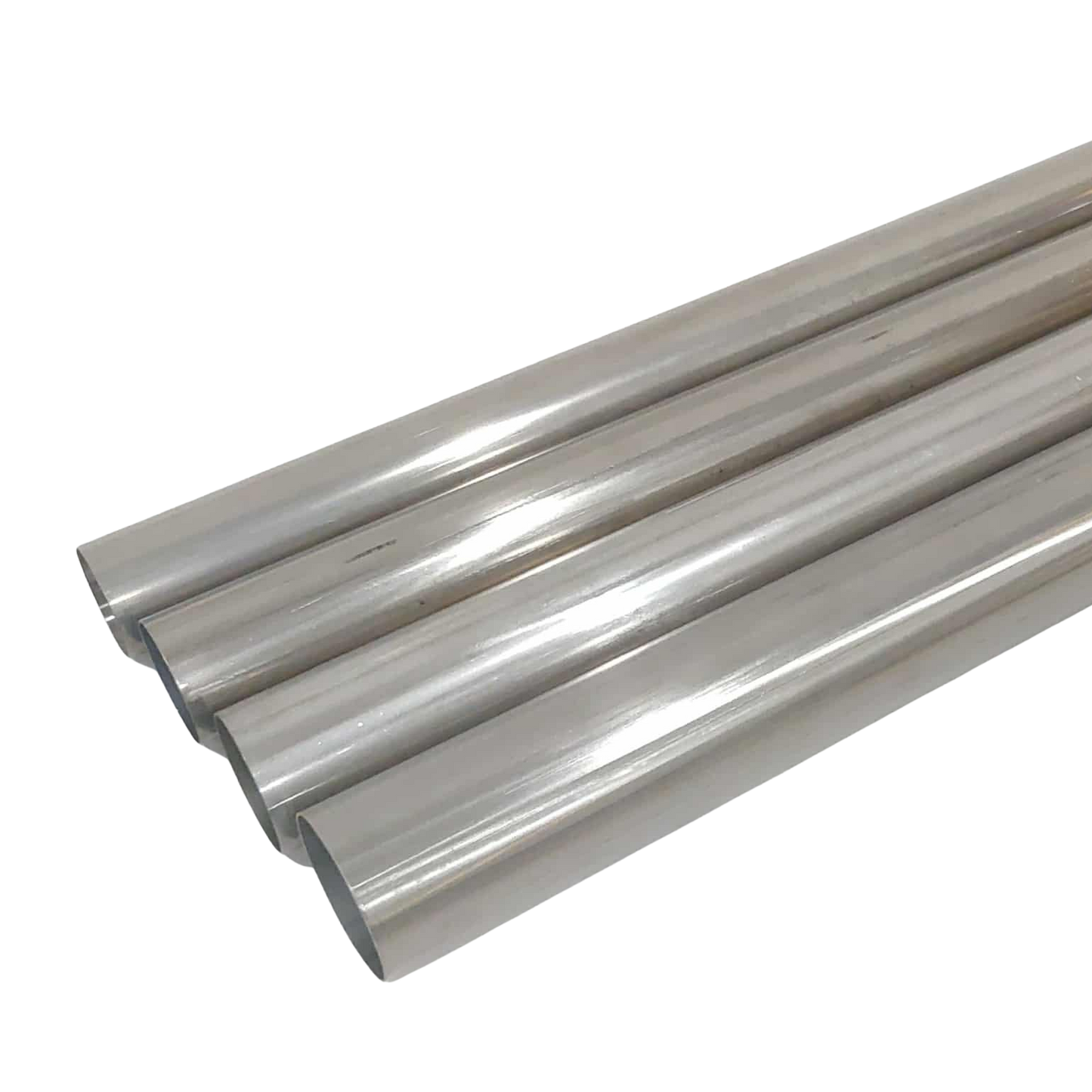 T304 Stainless Steel Exhaust Straight Pipe — 63mm (2.5"), 70mm (2.75"), 76mm (3"), & 89mm (3.5") x 36" Length | Exhaust Fabrication Component