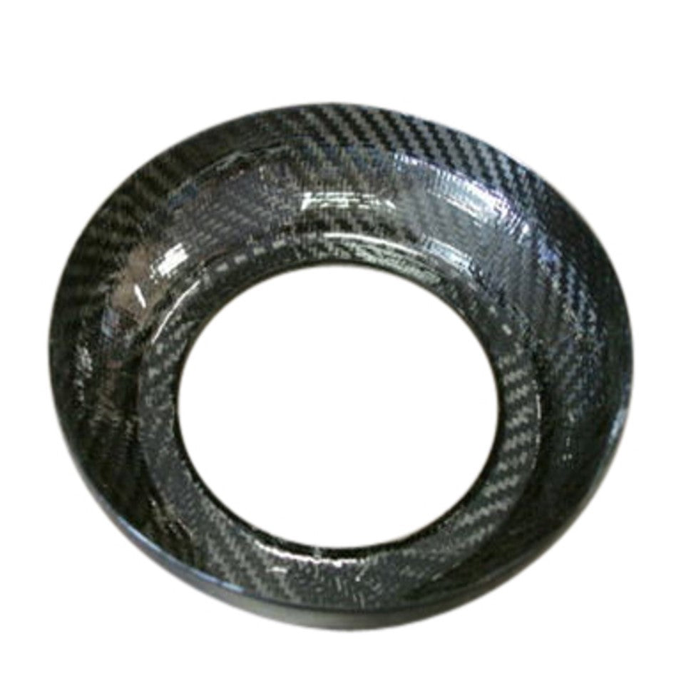 TOP SPEED PRO-1 Carbon Fiber Steering Wheel Center Cover for Lamborghini Gallardo 2004–2014 (All Models) – Glossy UV Finish