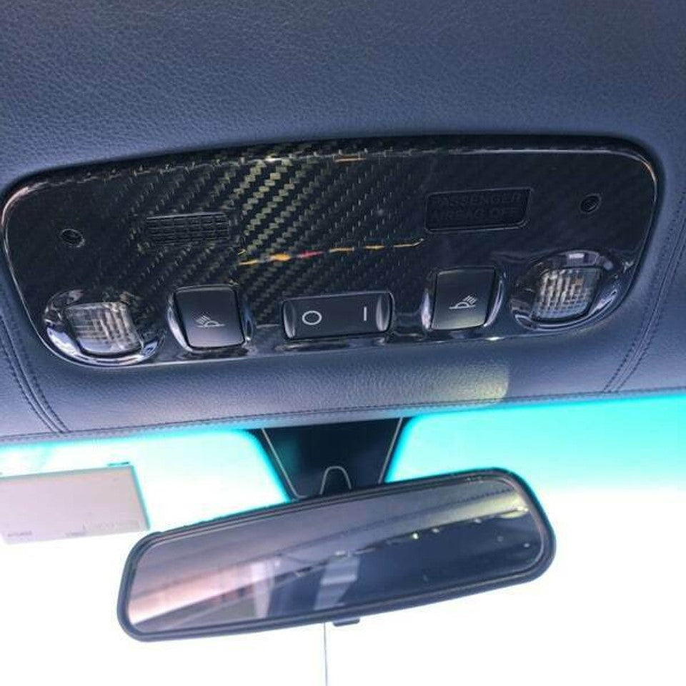 Lamborghini Gallardo Carbon Fiber Interior Dome Light Cover – Fits Coupe 2004–2014 | Glossy UV Finish | Easy 3M Install | Not for Spyder