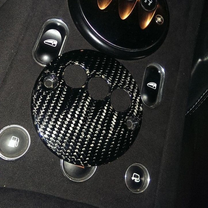 TOP SPEED PRO-1 Carbon Fiber E-Gear Frame Cover – Fits Lamborghini Murciélago (2001–2010) & Gallardo (2004–2014) – Glossy UV Finish