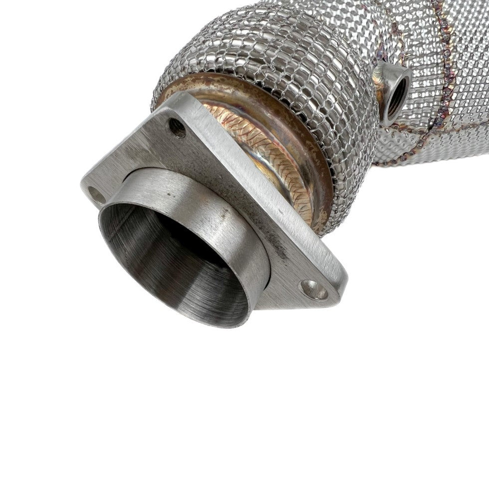 Top Speed Pro-1 BMW F80 M3 / F82 M4 200-Cell High-Flow Catted Turbo Downpipes with Heat Shield (2015–2020)