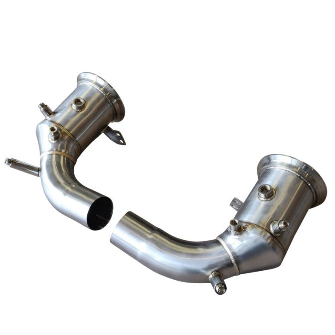 Top Speed Pro-1 Porsche 992 3.0T Race-Spec Straight Turbo Downpipes (2.75″–4.5″) – Carrera / Targa