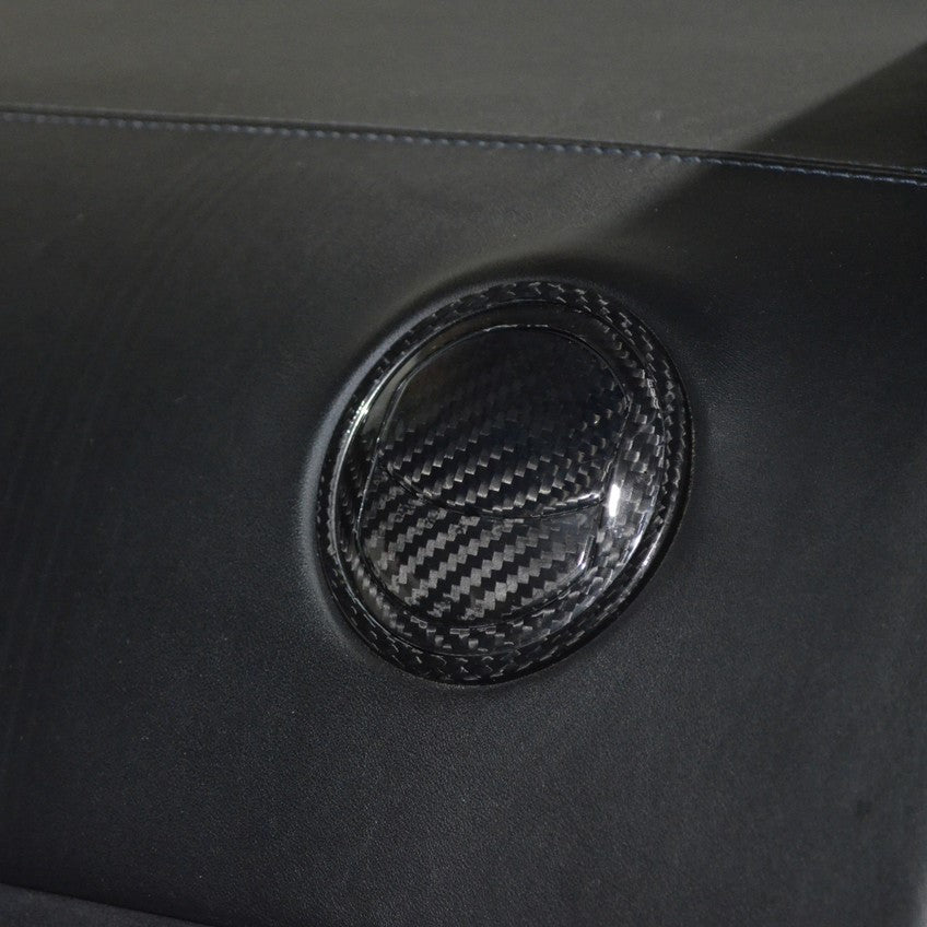 Lamborghini Murciélago Carbon Fiber A/C Vent Cover Kit – 4 Piece Set | Fits All Models 2001–2010 | Glossy UV Finish | Easy 3M Install