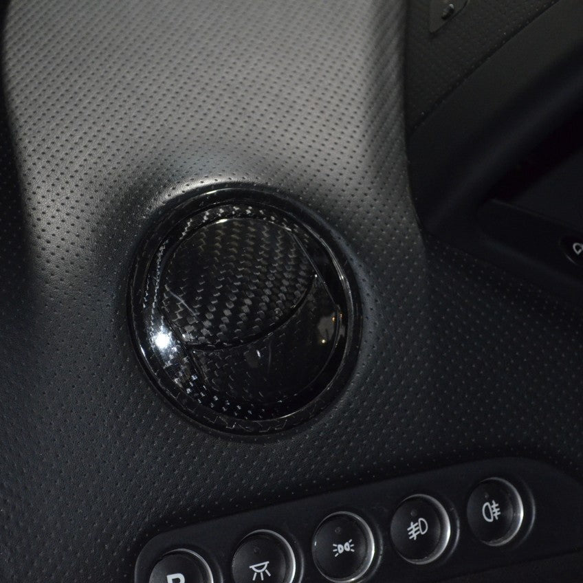 Lamborghini Gallardo Carbon Fiber A/C Vent Cover Kit – 5 Piece Set | Fits All Models 2004–2014 | Glossy UV Finish | Easy 3M Install