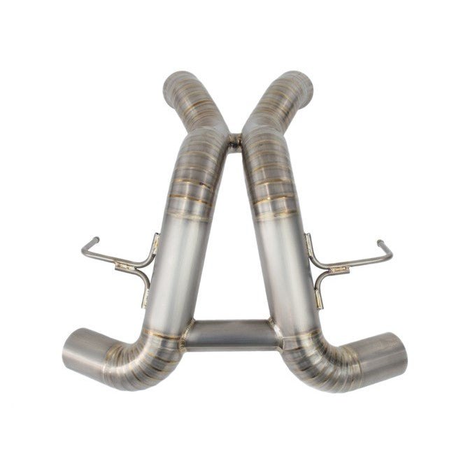 TOP SPEED PRO-1 Full Titanium H-Pipe Exhaust System for McLaren 540C / 570S / 570GT (2016–2019) – Race Spec Bolt-On Rear Section