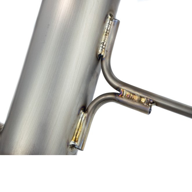 TOP SPEED PRO-1 Full Titanium H-Pipe Exhaust System for McLaren 540C / 570S / 570GT (2016–2019) – Race Spec Bolt-On Rear Section