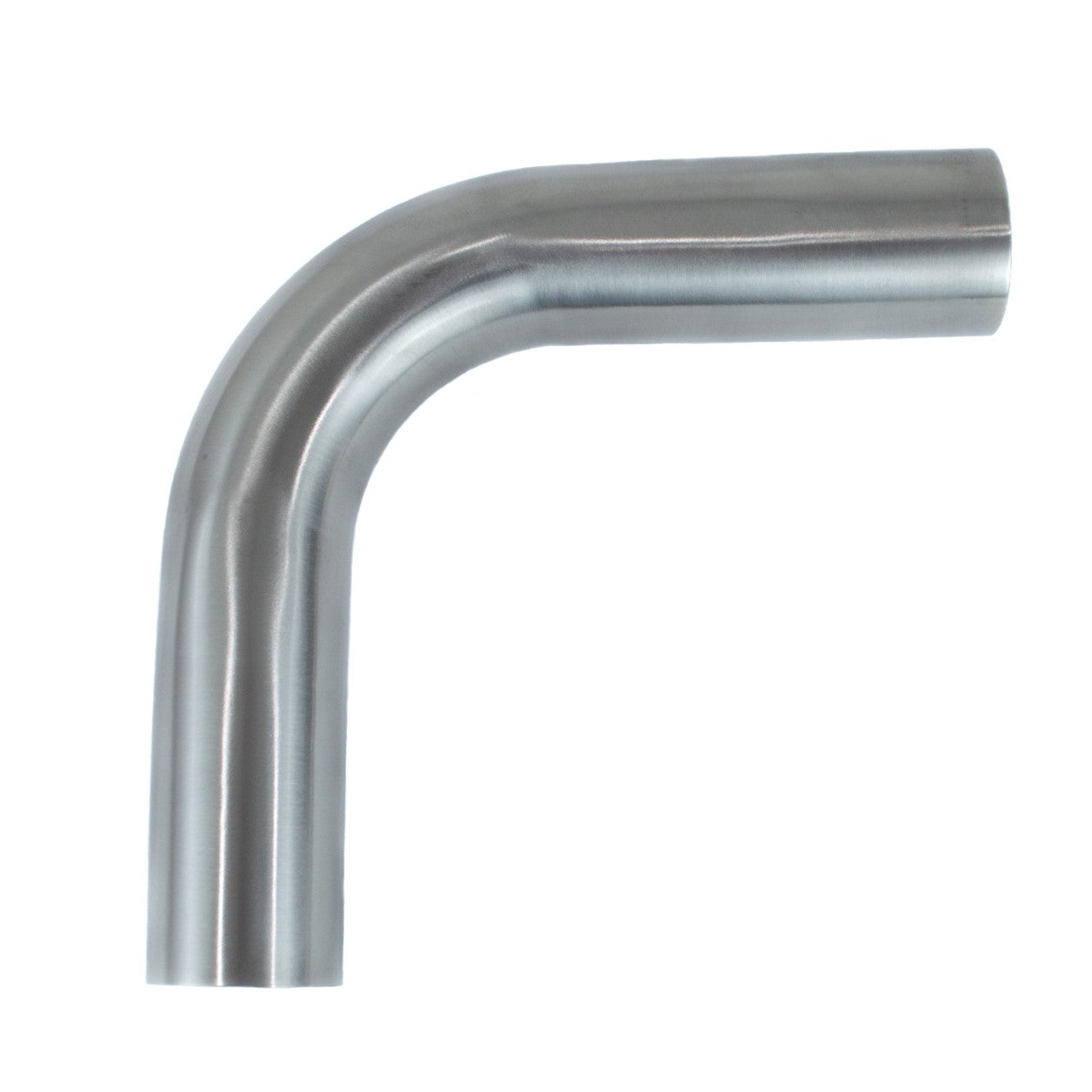 Top Speed Pro1 Stainless Steel 90-Degree Exhaust Pipe — Available in 51mm (2"), 63mm (2.5"), 70mm (2.75"), 76mm (3"), & 89mm (3.5") | Exhaust Fabrication Component