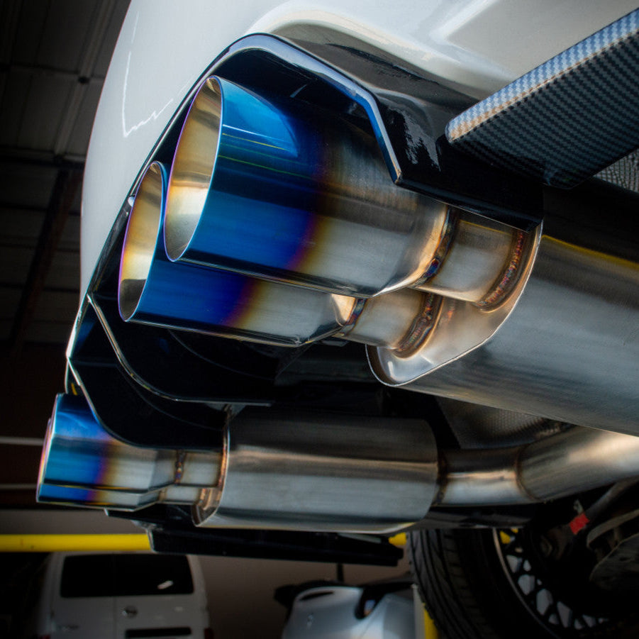 T304 Stainless Steel 3" Inlet to Dual 3" Outlet Oval Muffler – High-Performance Exhaust Fabrication Component