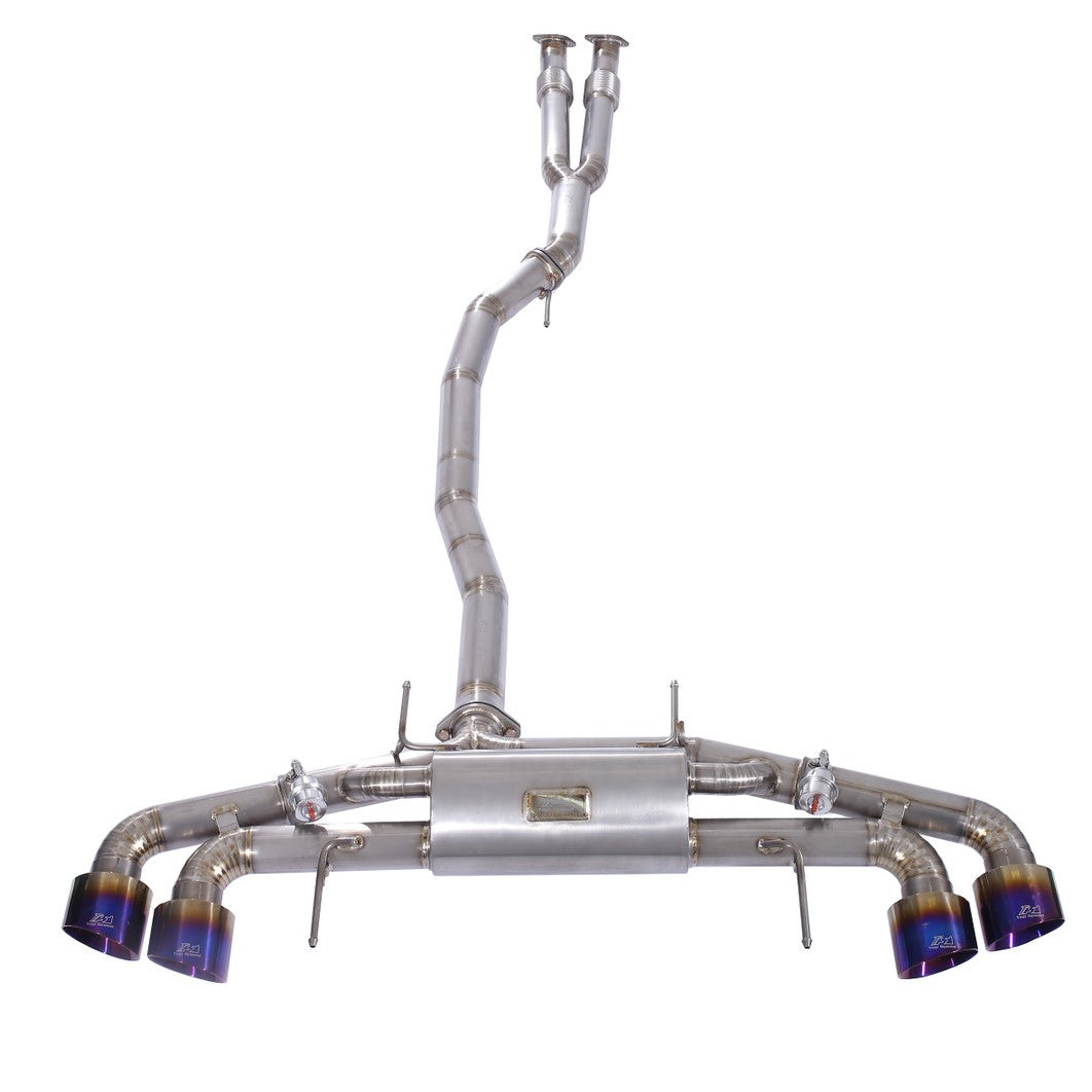 Nissan GTR R35 (2009+) Adaptive Valvetronic Titanium Turbo-Back Exhaust System | Top Speed Pro-1 | Grade 5 Titanium | Remote Valve Control