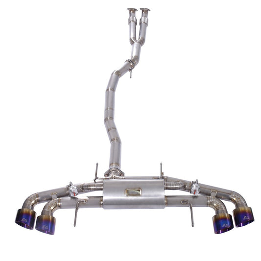 Nissan GTR R35 (2009+) Adaptive Valvetronic Titanium Turbo-Back Exhaust System | Top Speed Pro-1 | Grade 5 Titanium | Remote Valve Control