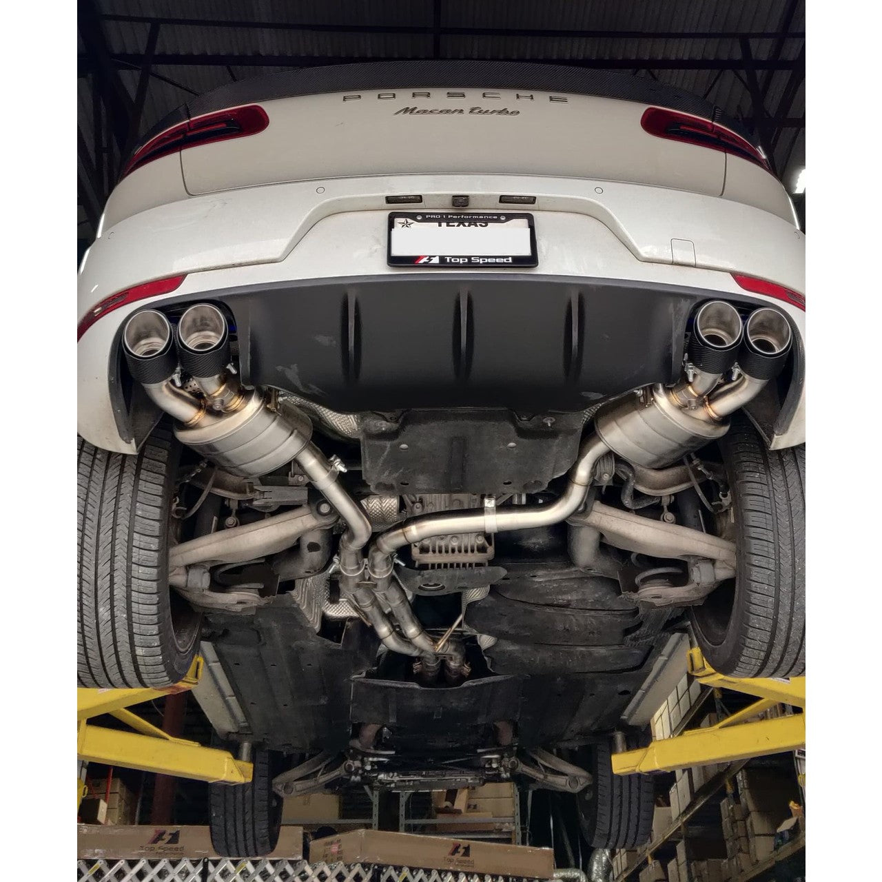 Top Speed Pro-1 Porsche Macan 3.0L / 3.6L Valved Performance Catback Exhaust System (2015–2018)