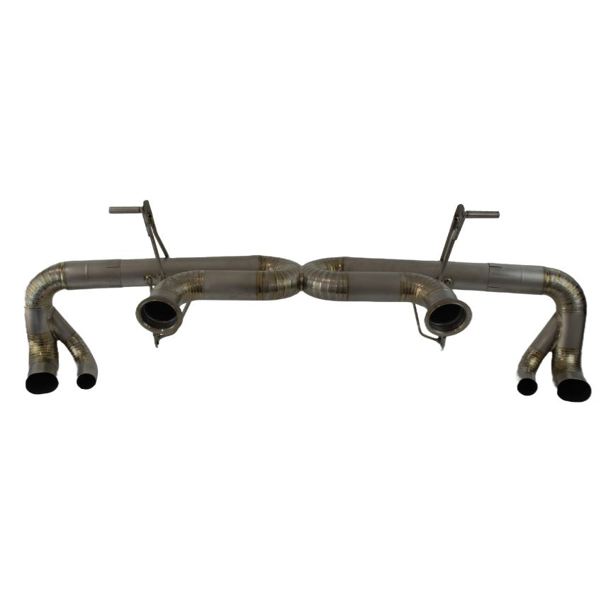 TOP SPEED PRO-1 Titanium Straight X-Pipe Exhaust System for Audi R8 MK2 Gen 2 5.2L V10 2017–2019 – Race Spec 76mm (3") Full Titanium Bolt-On