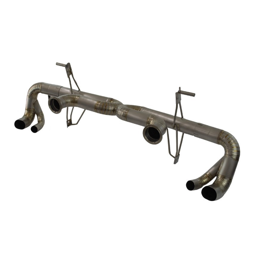 TOP SPEED PRO-1 Titanium Straight X-Pipe Exhaust System for Audi R8 MK2 Gen 2 5.2L V10 2017–2019 – Race Spec 76mm (3") Full Titanium Bolt-On