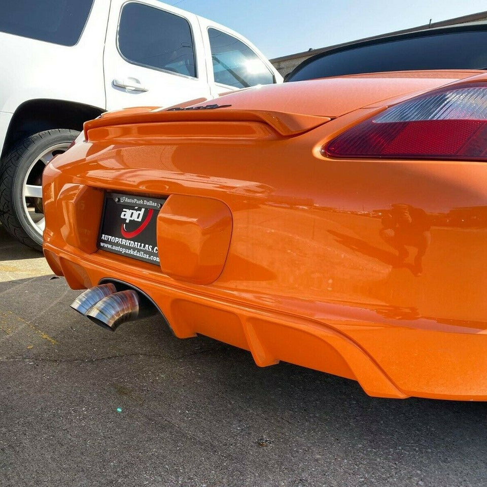 Universal Clamp on Titanium Exhaust Tip JDM Dolphins Style 63mm 76mm 89mm 102mm 114mm From $99.99-$139.99