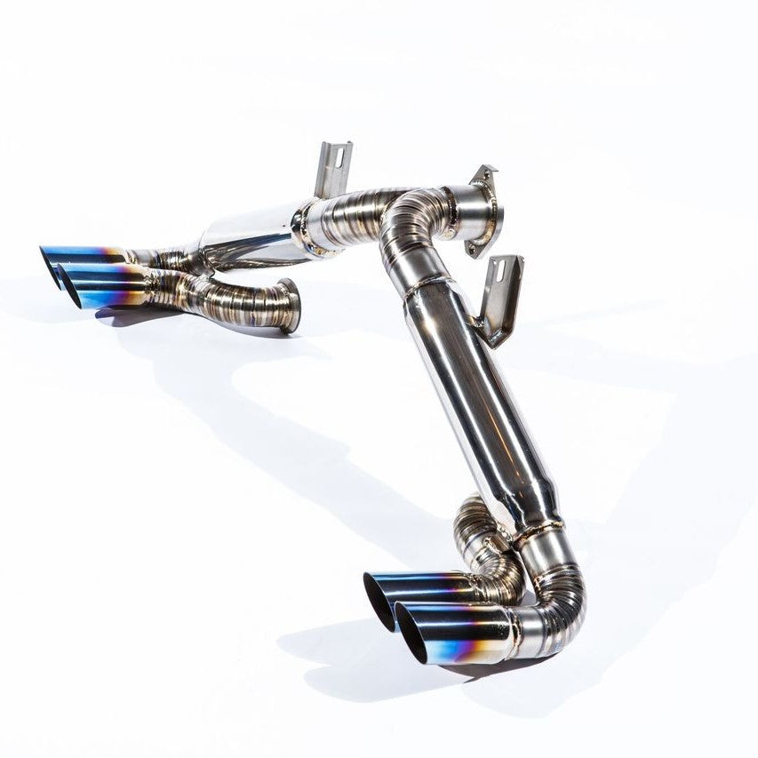 Ferrari 355 Coupe & Spider (1995–1999) Full Titanium Challenge-Style Exhaust System | Top Speed Pro-1 | Race Spec | 63mm Piping | 57mm Tips | 7.15 lbs Lightweight Design