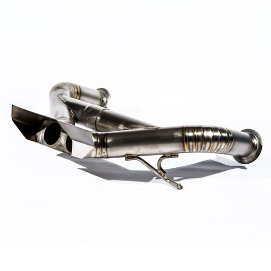 Lamborghini Aventador LP700-4 Full Titanium 76mm Race Spec Straight Pipe Exhaust System – Raw / Burnt Blue Finish | TOP SPEED PRO-1