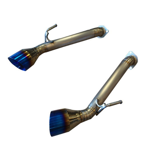 Infiniti Q60 Coupe 2.0T / 3.0T (2017–2019) Dual Full Titanium Axle-Back Exhaust System – 114mm Bevel Edge Tips | TOP SPEED PRO-1