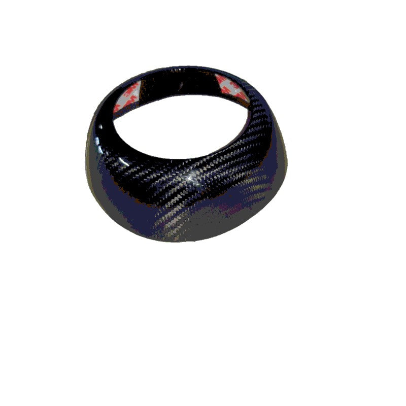 Audi S-Line Carbon Fiber Steering Wheel Cover – Glossy UV Finish | Fits A3 A4 A5 RS5 TT R8 2017–2020 | Show & Off-Road Use Only