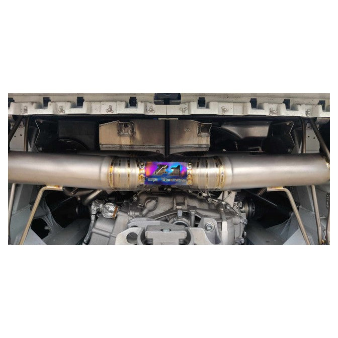 TOP SPEED PRO-1 Titanium Straight X-Pipe Exhaust System for Audi R8 MK2 Gen 2 5.2L V10 2017–2019 – Race Spec 76mm (3") Full Titanium Bolt-On