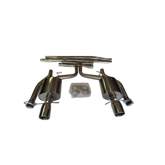 Top Speed Pro-1 Performance Catback Exhaust System for Cadillac CTS-V Sedan 6.2L Supercharged 2009–2014 | T304 Stainless Steel | Dual 102mm Tips