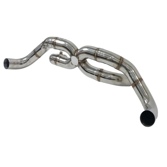 Lamborghini Gallardo 2004–2008 V10 Race Spec X-Pipe Exhaust System V1 | Top Speed Pro-1 | T304 Stainless Steel | Dual Flared Chamber Design