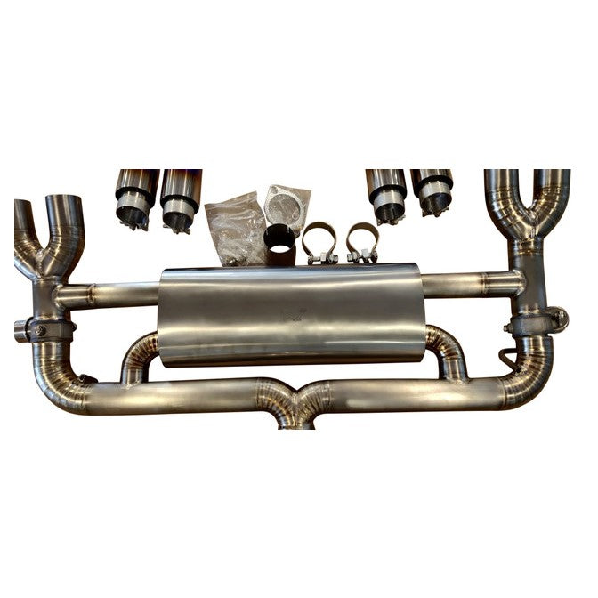 TOP SPEED PRO-1 Adaptive Valvetronic Titanium Cat-Back Exhaust System for Audi S3 Sedan 8V 2.0T (2013–2019) – AVT Remote Valve Control | Grade 5 Titanium | 76mm (3") Piping